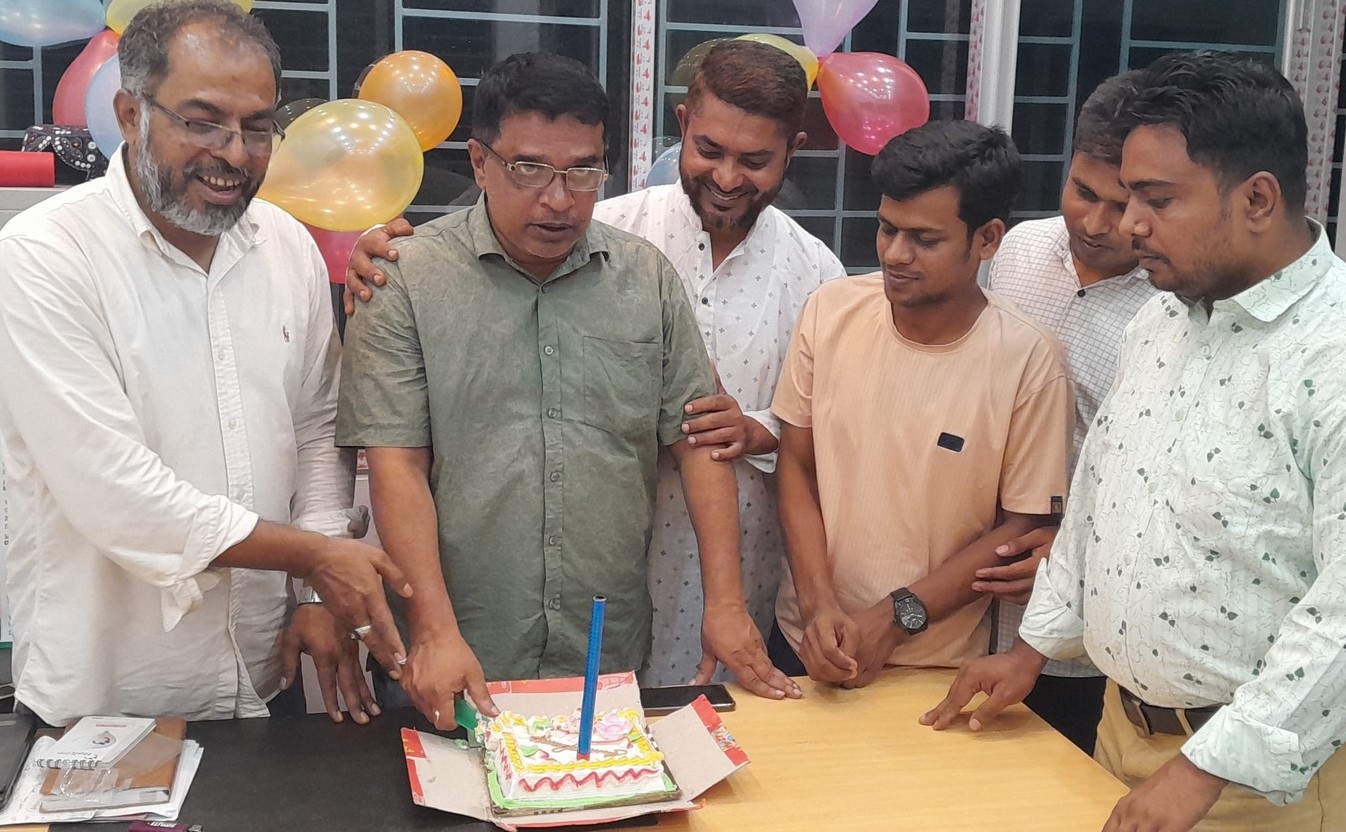 বাঞ্ছারামপুর প্রেসক্লাবের সহসভাপতি ফয়সল খানের জন্মদিন উদযাপন