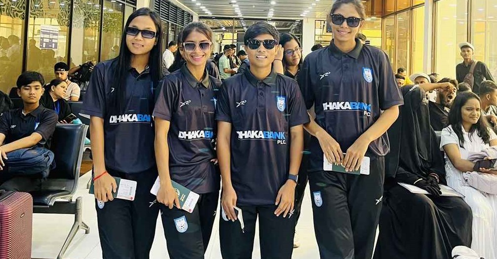 এশিয়ান কাপ বাছাইয়ে অংশ নিতে দেশ ছাড়লেন আফঈদা-সাগরিকারা