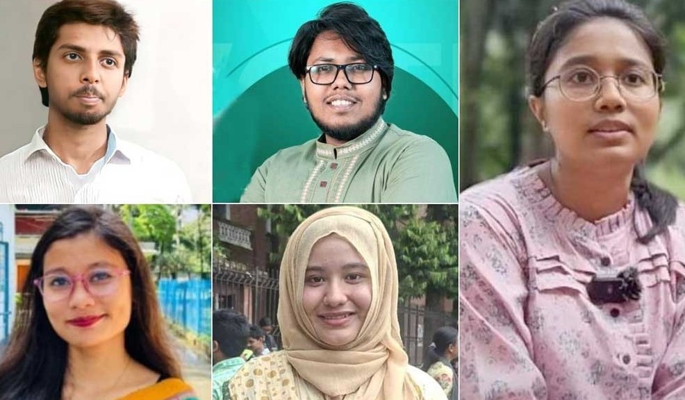 শিবির প্যানেলের বাইরে পাঁচ পদে স্বতন্ত্র জয়ী যারা