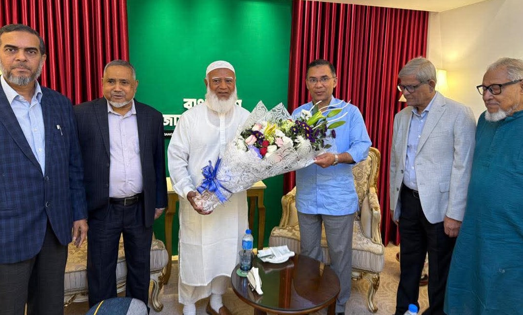 জামায়াত আমিরের বাসায় তারেক রহমান