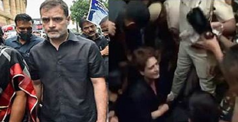 ভারতে রাহুল-প্রিয়াঙ্কা গান্ধী আটক