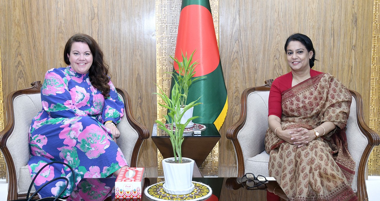 পরিবেশ উপদেষ্টার সঙ্গে নরওয়ের স্টেট সেক্রেটারির বৈঠক