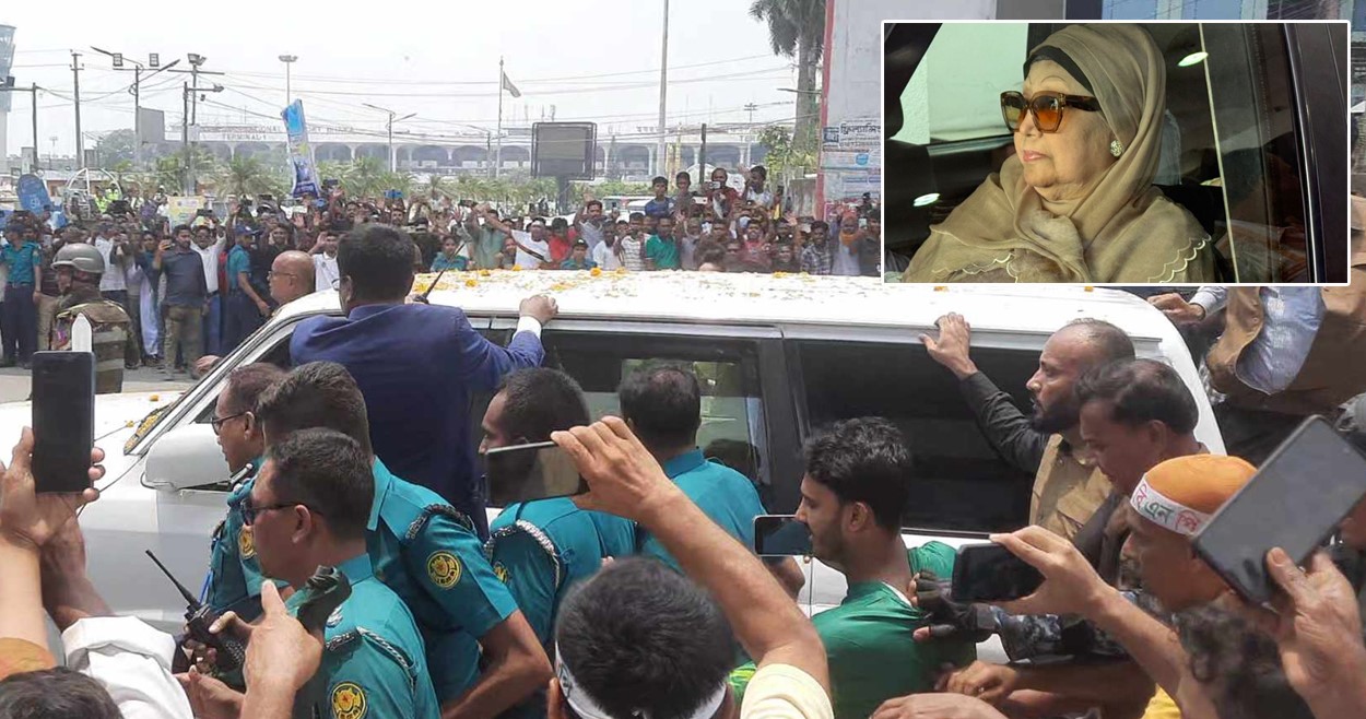 ফিরোজার পথে খালেদা জিয়া, নেতাকর্মীদের উল্লাস