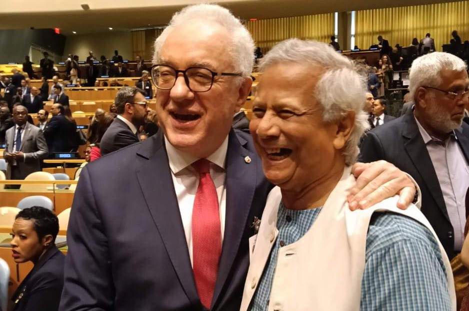জাতিসংঘে বিশ্বনেতাদের সঙ্গে ড. ইউনূসের বৈঠক