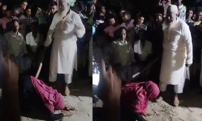 ফেনীতে ছেলের চুরির অভিযোগে মাকে নাকে খত