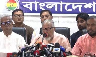 অস্থিরতা মোকাবেলায় রাজনৈতিক সরকারের বিকল্প নেই: নজরুল ইসলাম
