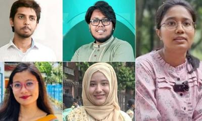 শিবির প্যানেলের বাইরে পাঁচ পদে স্বতন্ত্র জয়ী যারা