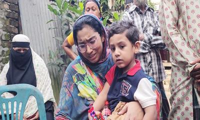 বাবাকে খুঁজছে কালামের দুই অবুঝ সন্তান আব্দুল্লাহ-পারিসা