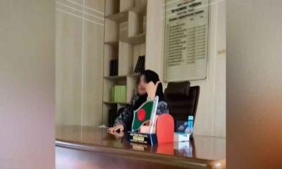 গোলাপগঞ্জ উপজেলা চেয়ারম্যানের রুমে তরুণীর টিকটক