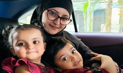 দুই সন্তানকে নিয়ে পরীমণি, লিখলেন— হ্যাপি ফ্রাইডে!