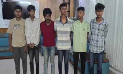 সাভারে নিষিদ্ধ ছাত্রলীগের ছয় সদস্য আটক