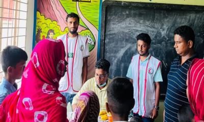 বাঞ্ছারামপুরে রেড ক্রিসেন্টের সেবামূলক উদ্যোগ