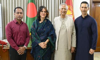 ড. ইউনূসের সঙ্গে সোহেল তাজ-শারমিনের সৌজন্য সাক্ষাৎ