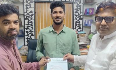 বাঞ্ছারামপুর পৌর স্বেচ্ছাসেবকদলের সদস্য সচিব হলেন ফাহাদ