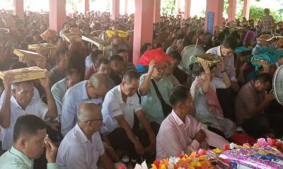 ধনপাতা বনবিহারে ২১তম দানোত্তম কঠিন চীবর দান উৎসব অনুষ্ঠিত