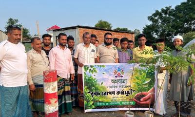 বিশ্ব পরিবেশ দিবস উপলক্ষে বাঞ্ছারামপুরে বৃক্ষরোপণ কর্মসূচি