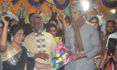 ভেলানগরে সাংস্কৃতিক আবহে জোনায়েদ সাকিকে বরণ