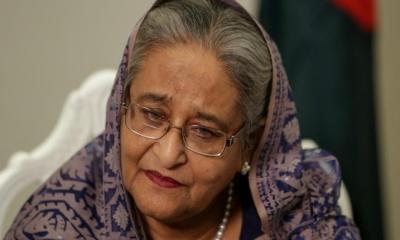 শেখ হাসিনাকে ট্রাইব্যুনালে হাজির হতে বিজ্ঞপ্তি প্রকাশের নির্দেশ