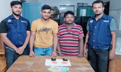 ছয়ফুল্লাকান্দিতে মাদক ব্যবসায়ী গ্রেফতার