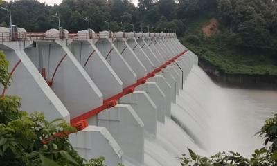 কাপ্তাই বাঁধের ১৬টি জলকপাট খুলছে মঙ্গলবার সকালে