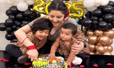 ছেলের জন্য দোয়া চাইলেন পরীমণি