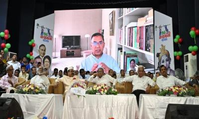 মানুষ কংসরূপী এক ফ্যাসিস্টের দুঃশাসন-নির্যাতন দেখেছে: তারেক রহমান