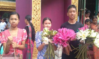 খাগড়াছড়িতে পালিত হচ্ছে প্রবারণা পূর্ণিমা