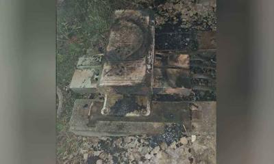 ব্রাহ্মণবাড়িয়ায় গভীর রাতে রেললাইনে আগুন