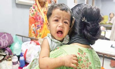 ১৯ দিনে হামের উপসর্গ নিয়ে দেশে ৯৪ শিশুর মৃত্যু