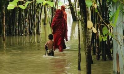 লালমনিরহাটে বানভাসি মানুষের হাহাকার