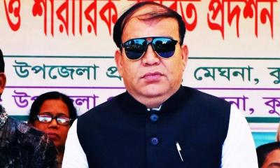 মেঘনা উপজেলার সাবেক চেয়ারম্যান তাজ গ্রেফতার