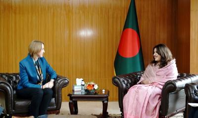 শামা ওবায়েদের সাথে অস্ট্রেলিয়ার হাই কমিশনারের সাক্ষাৎ