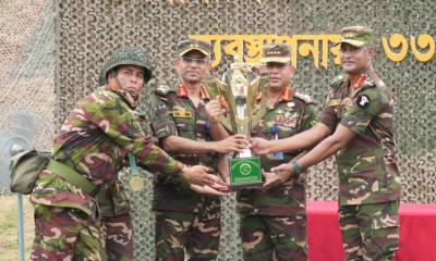 বাংলাদেশ সেনাবাহিনী ফায়ারিং প্রতিযোগিতার সমাপনী অনুষ্ঠিত
