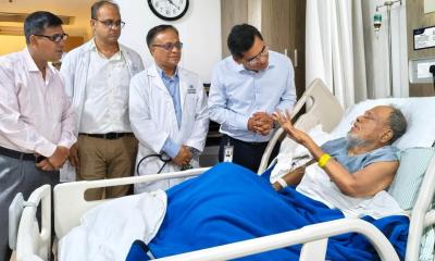 ব্যারিস্টার রফিকুল ইসলাম মিয়ার স্বাস্থ্যের উন্নতি