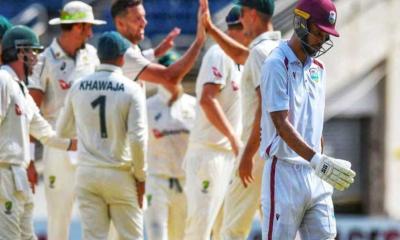 মাত্র ২৭ রান, অলআউটের লজ্জায় ডুবল ওয়েস্ট ইন্ডিজ