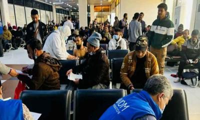 লিবিয়া থেকে দেশে ফিরলেন আরও ৩১০ বাংলাদেশি