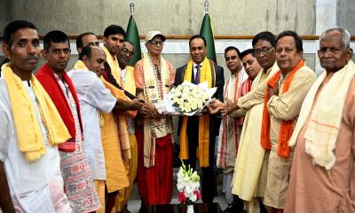 ডেপুটি স্পীকারের সঙ্গে ব্রাহ্মণ পুরোহিত সম্প্রদায়ের সাক্ষাৎ